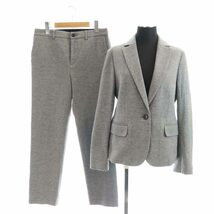 マッキントッシュ ロンドン MACKINTOSH LONDON セットアップ 上下 ジャケット パンツ 38 M グレー /SY ■OS レディース_画像1