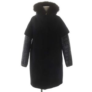  hell noHERNOre year coat outer long multi way with a hood . black black /ES #OS lady's 