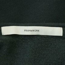 フレームワーク Framework 21SS ボリュームスウェット トレーナー 長袖 裏起毛 コットン 緑 グリーン /NR ■OS レディース_画像3