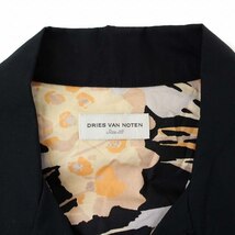 未使用品 ドリスヴァンノッテン DRIES VAN NOTEN オープンカラー シャツワンピース 半袖 ロング 総柄 38 M マルチカラー_画像4