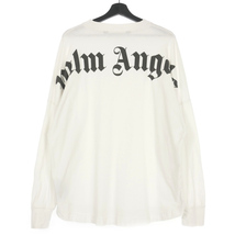 パームエンジェルス PALM ANGELS CLASSIC LOGO オーバーサイズ Tシャツ カットソー 長袖 M ホワイト 白 PMAB001R20413003 メンズ_画像2