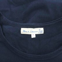 メルツベーシュヴァーネン Merz b. Schwanen Tシャツ カットソー 半袖 クルーネック 7 XL 紺 ネイビー /NW19 メンズ_画像5