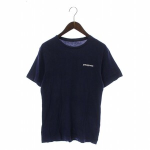 パタゴニア Patagonia 19SS Tシャツ カットソー 半袖 クルーネック ロゴ プリント XS 紺 ネイビー STY39151SP19 /XZ ■GY30 メンズ