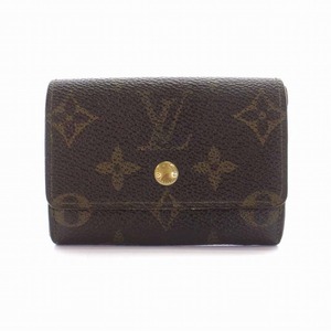 ルイヴィトン LOUIS VUITTON モノグラム ポルトモネ プラ コインケース 小銭入れ 茶 ブラウン M61930 /YM ▲H メンズ レディース