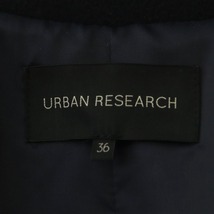 アーバンリサーチ URBAN RESEARCH 21AW super140ウールフレアショートコート アウター 総裏地 36 紺 ネイビー /NR ■OS レディース_画像3