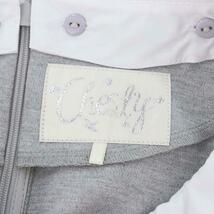 チェスティ Chesty 21SS ティアード刺繍ワンピース 膝丈 長袖 0 グレー 白 ピンク /HK ■OS レディース_画像3