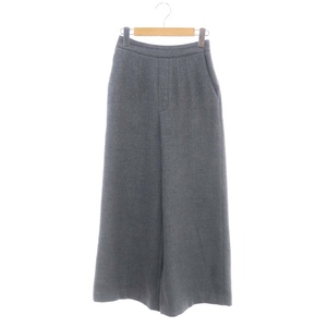 emf.rudoENFOLD 22AW wide pants wool .34 gray /MF #OS lady's 