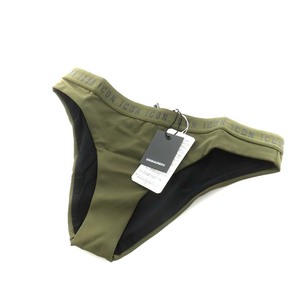 未使用品 ディースクエアード DSQUARED2 SWIM BRIEF 水着 ロゴ 42 S カーキ /AN4 ■GY29 メンズの画像1