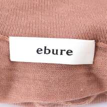 エブール ebure シアータートルネックニット セーター 薄手 長袖 アルパカ混 ピンク /HK ■OS ■SH レディース_画像3
