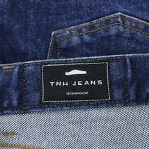 ザニューハウス THE NEWHOUSE TNH AMOEBA JEAN ジップデザインデニムパンツ ジーンズ ストレート 24+ 青 ブルー /CX ■OS ■SH レディース_画像3