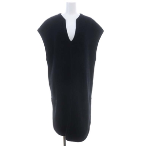 クラネ CLANE 21AW HENRY NECK KNIT LONG VEST ベスト プルオーバー ロング F 黒 ブラック /DF ■OS レディース