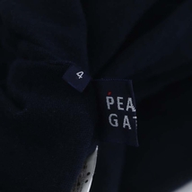 パーリーゲイツ PEARLY GATES 89 タートルネックニット プルオーバー ロゴ 4 M 紺 ネイビー /SY ■OS メンズ_画像3