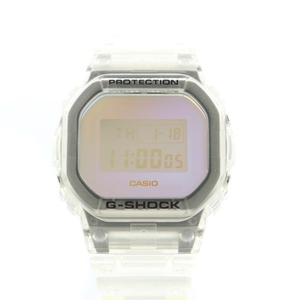 G-SHOCK 5600 SERIES Iridescent Color 腕時計 ウォッチ クォーツ デジタル カレンダー ラバー タグ付き クリア レインボー ■SH メンズ