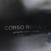 コルソローマ ノーヴェ CORSO ROMA 9 サイドゴアブーツ ショートブーツ レザー 37 24cm 黒 ブラック /AK24 レディース_画像3