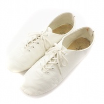 レペット Repetto バレエシューズ スニーカー フラット レースアップ レザー 37 23.5cm 白 ホワイト ■GY03 /MQ レディース_画像1