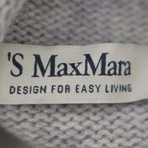 Sマックスマーラ 'S Max Mara ウール カシミヤ ケーブル タートルネックニット セーター 長袖 プルオーバー S グレー /YQ_画像3