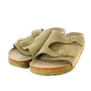 ビルケンシュトック BIRKENSTOCK チューリッヒ コンフォートサンダル スエード 23cm カーキ /AK12 レディース