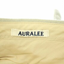 オーラリー AURALEE 20SS WOOL WASHI AMUNZEN WIDE SLACKS パンツ ワイドスラックス 3 S 白 アイボリー A20SP01WN /TK メンズ_画像6