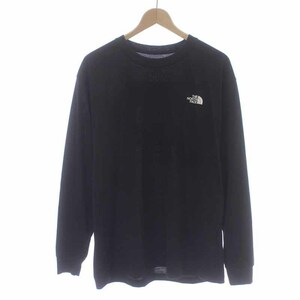 THE NORTH FACE L/S Back Square Logo Tee Tシャツ カットソー 長袖 プリント L 黒 ブラック NT82035 /AT25 メンズ