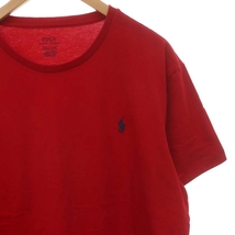 ポロ ラルフローレン POLO RALPH LAUREN ホース刺繍Tシャツ カットソー 半袖 L 赤 レッド /DO ■OS ■SH メンズ_画像4