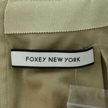 フォクシーニューヨーク FOXEY NEW YORK 35038 スカート ミニ フレア 38 ベージュ /NR ■OS レディース_画像3