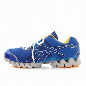 リーボック Reebok ZIGTECH スニーカー ローカット ランニングシューズ US10 28cm 青 ブルー V47199 /YM メンズ