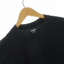 B&Y ユナイテッドアローズ BEAUTY&YOUTH CATIA ANTI クルーネック Tシャツ カットソー 半袖 無地 L 黒 12171053204 /SI18_画像3