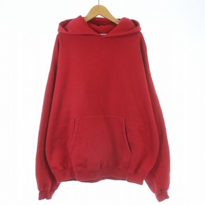 B&Y United Arrows BEAUTY&YOUTH super big Parker sweat pull over long sleeve hood M red red 12121997429 /SI25