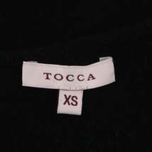 トッカ TOCCA CASHMERE KNIT ボレロ カーディガン ニット 長袖 カシミヤ XS 黒 ブラック /NR ■OS レディース_画像3