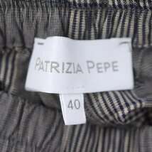 パトリツィアペペ PATRIZIA PEPE グレンチェック サイドライン パンツ テーパード 40 黒 ベージュ 赤 白 /MI ■OS レディース_画像3