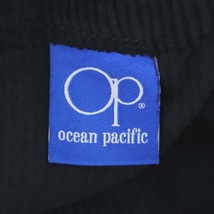 オーシャンパシフィック OCEAN PACIFIC コーデュロイショートパンツ ライン ロゴ刺繍 ロゴボタン L 紺 ネイビー ベージュ /CX ■OS ■SH レ_画像3
