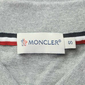 モンクレール MONCLER MAGLIA POLO MANICA CORTA ポロシャツ 鹿の子 半袖 S グレー /AT8 メンズの画像4