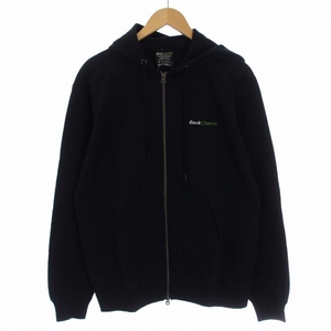 未使用品 バックチャンネル BACK CHANNEL DANCER FULL ZIP PARKA パーカー ジャケット ジップアップ 裏起毛 M 黒 メンズ