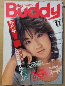 ヘイ！バディー Hey! buddy 1985年11月 終刊号 白夜書房 ブルマ スク水 レオタード 