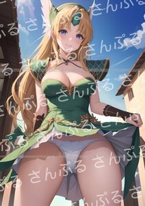 0jv [おまけあり] 聖剣伝説3 リース 同人ポスター A4サイズ 光沢 高品質 イラスト アート ゲーム 聖剣伝説Ⅲ 聖剣伝説III せいけんでんせつ