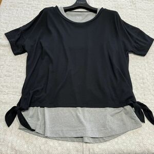 美品*＆Life ヒマラヤ*2枚セット*重ね着*レイヤードスタイル*Lサイズ*ジム*ヨガ*フィットネス*トレーニング*黒×グレー