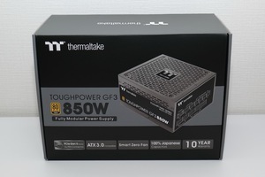 ATX3.0・PCI Express 5.0対応★Thermaltake TOUGHPOWER GF3 850W PCI Gen5.0 GOLD PS-TPD-0850FNFAGJ-4 サーマルテイク ATX電源 中古