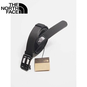 【1円〜】THE NORTH FACE(ノースフェイス)/ナイロンベルト(黒) 幅3.5cm x 125cmまでのフリーサイズです。C