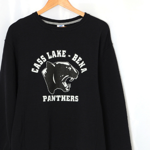 AD1057 キャスレイクベナ CASS LAKE - BENA PANTHERS トレーナー M 肩幅57 厚手 メール便不可 xq