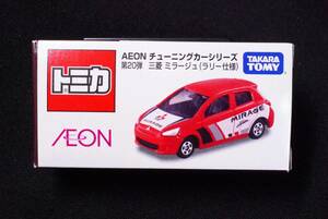 トミカ AEON チューニングカーシリーズ 第20弾 『三菱 ミラージュ（ラリー仕様） 赤』 イオン