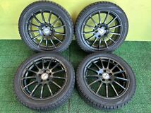 225/45R17 2019年スダットレス ピレリ タイヤアルミセット　5穴 PCD112 ET+49 17×7J ハブ57mm ゴルフ パサート ジェッタ等に_画像1