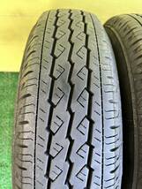 155/80R14 88/86N LT 2022年ノーマル　ブリヂストン　４本セット　刻印AL 4穴 PCD100 ET+39 14×5J ハブ54mmプロボックス夏用タイヤ_画像10