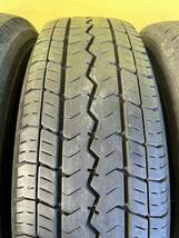 185/75R15 106/104L LT 2019年ノーマル　TOYO 200系ハイエース 刻印T4 6穴PCD139.7 15×6J ハブ106mm_画像7