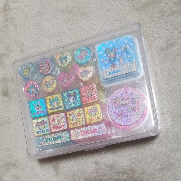 キラキラスタンプボックス スタンプ はんこ