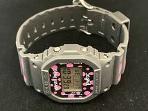 未使用 カシオG-SHOCK 草間彌生 x-girl DW-5600VT　YAYOI KUSAMA 限定品 ピンク 美品 時計 CASIO Gショック　コラボ品_画像7