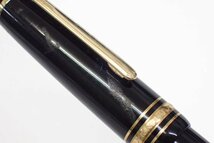 1円【MONTBLANC】 筆記確認済 モンブラン マイスターシュテュック 146 万年筆 MEISTERSTUCK 14K ブラック 吸入式 W-GERMANY◆質屋_画像9