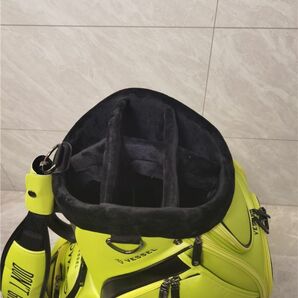 ★★★090 Golf Bag  キャディーバック ゴルフバッグ PU レザー,9型，4.8kg,の画像5