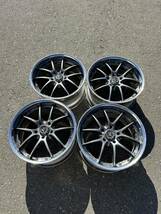 WORK VS 中古アルミホイール4本セット　17インチ8.5J 5穴PCD114.3 オフセット41 _画像1