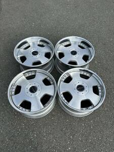 speed star SSR Vienna DISH used aluminium wheel 4 pcs set 18 -inch 6H 6 hole PCD139.7 2 ps 9J+19 2 ps 10J+31 deep rim 