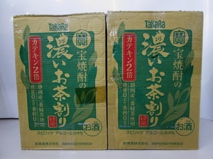 ■未使用■宝酒造 タカラ チューハイ 宝焼酎の濃いお茶割り カテキン2倍 ALC.4% 335ml 2ケース 計48缶■